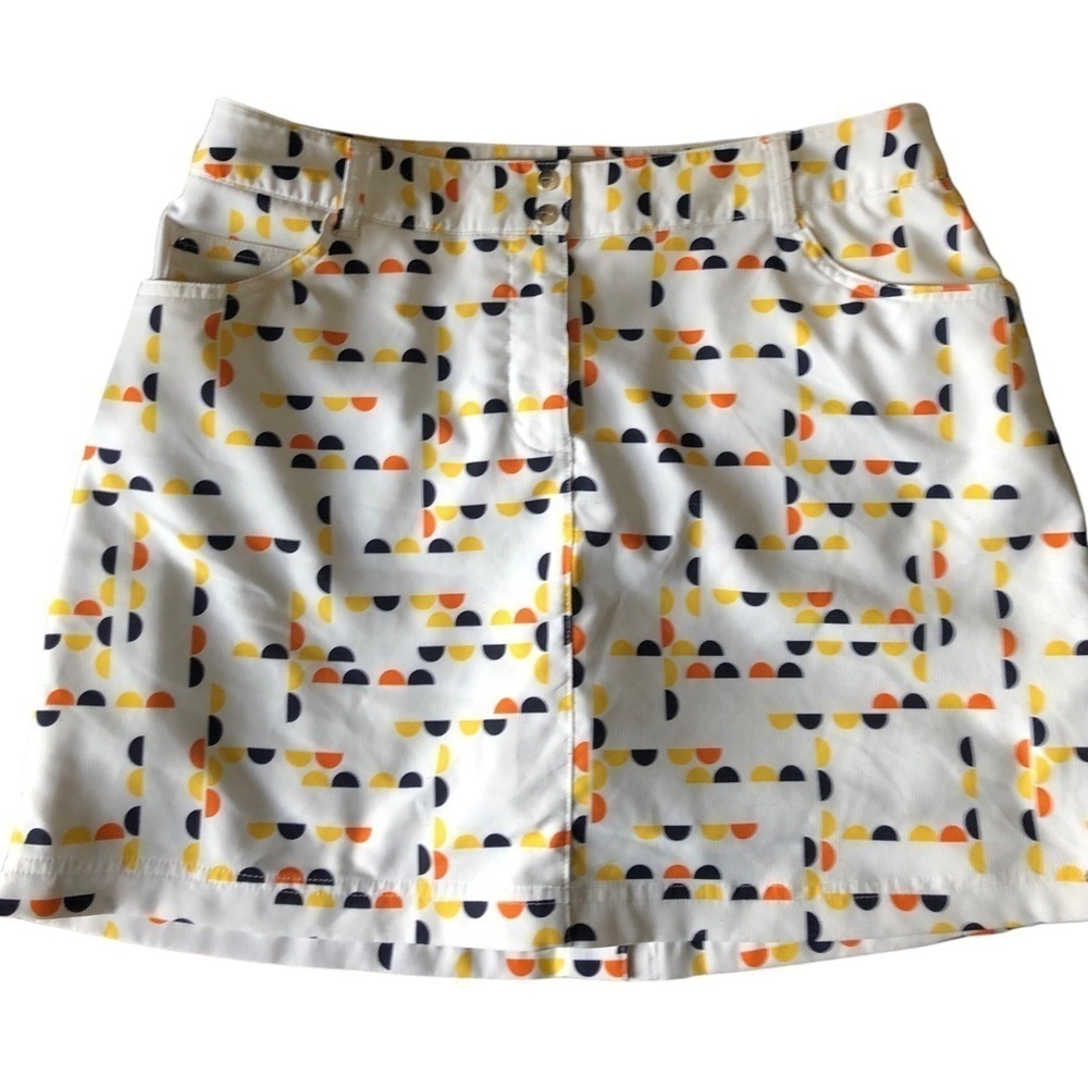 Slazeger Printed Golf Pickleball Skort Sz. 8 Pockets Lined Outdoors Athletic